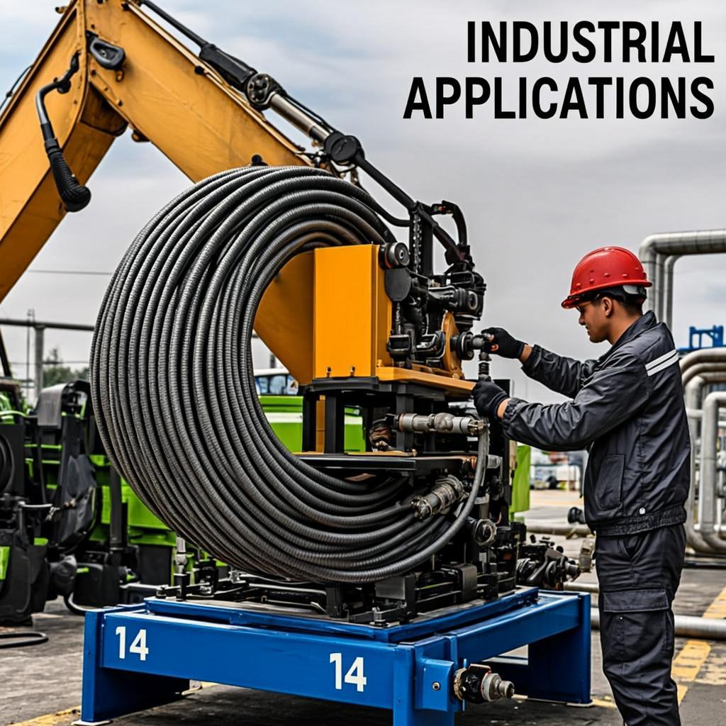 coiled air hose 1 4